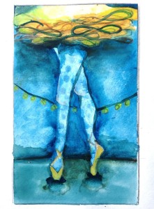 "Ballerina Legs" by Caroline Allen 